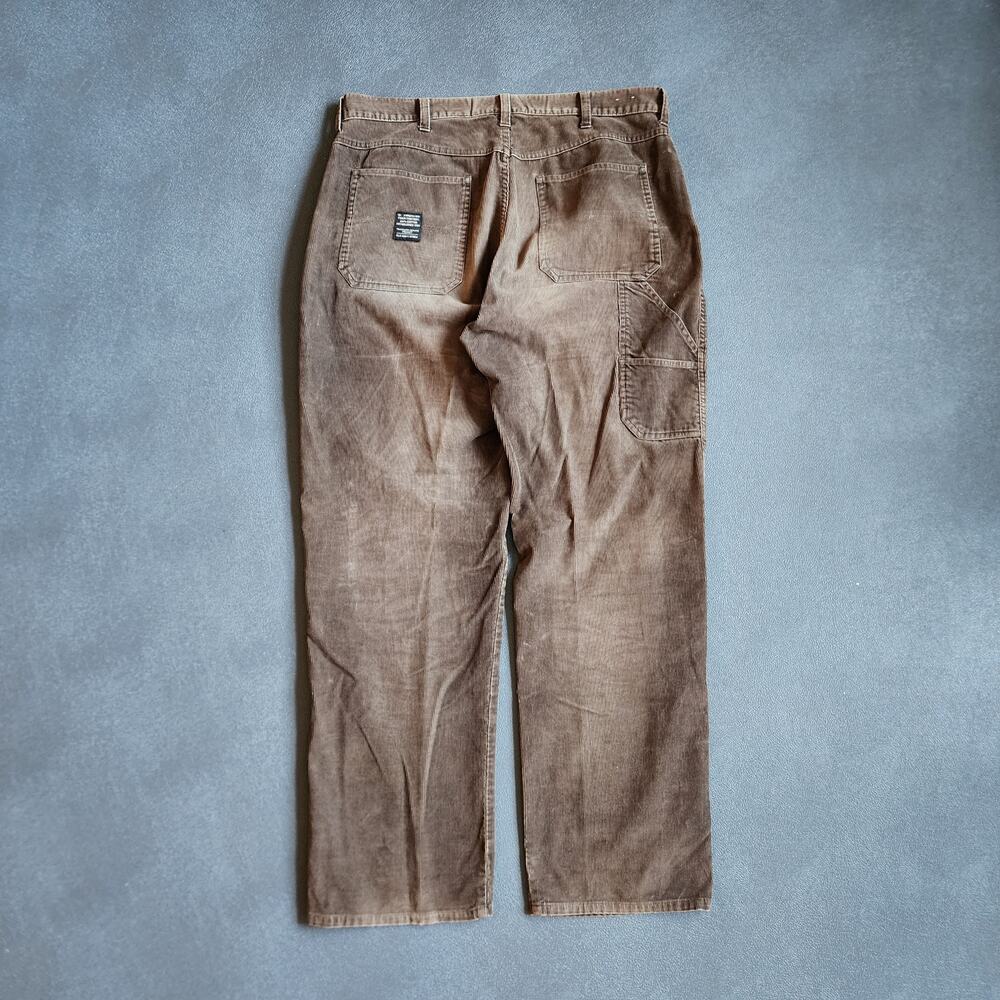 Vintage 90's Old Navy Brown Corduroy Carpenter Pants 36x32